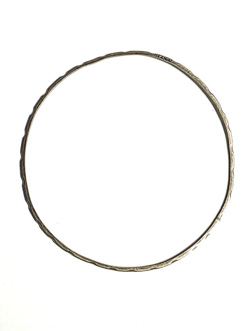 Mexican silver bangle bracelet